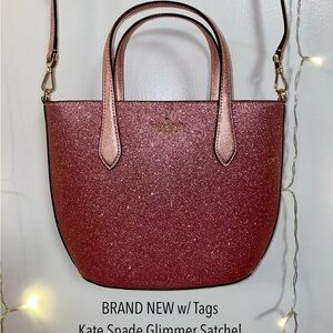 Kate Spade Pink Glimmer Crossbody Satchel